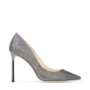Jimmy Choo lame glitter anthracite